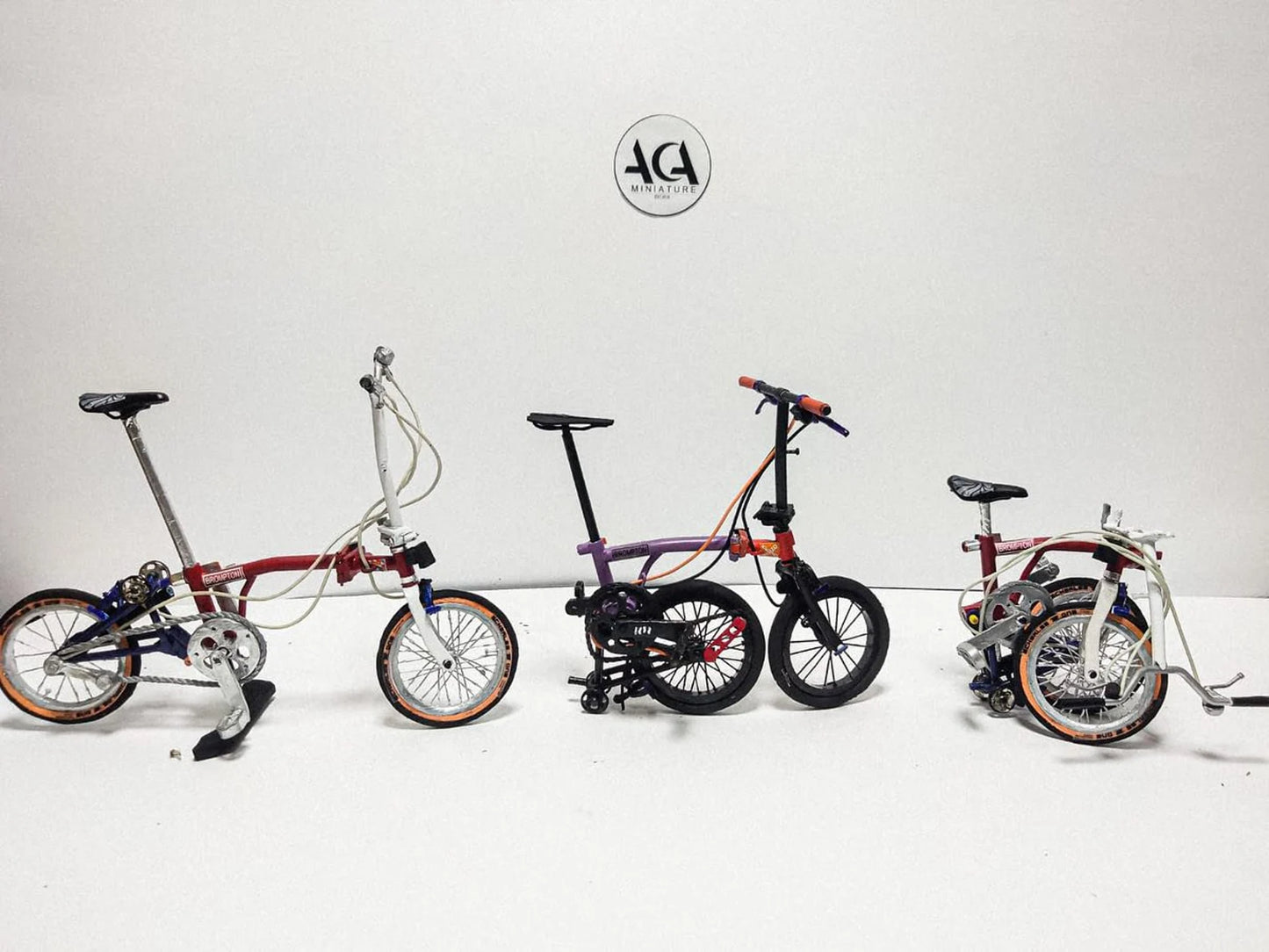 CUSTOM BROMPTON - Handmade Miniature Brompton Folding Bicycle