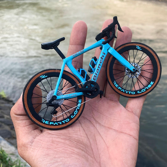 BIANCHI REPARTO CORSE - Handmade Miniature Bicycle
