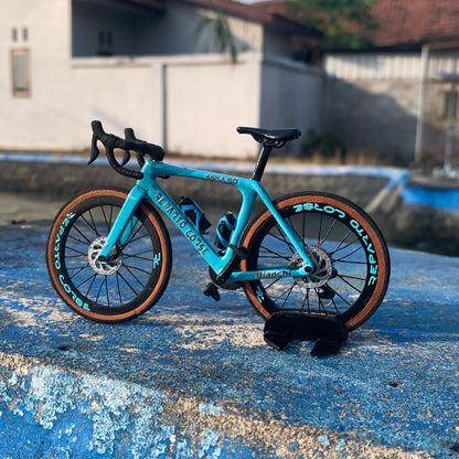 BIANCHI REPARTO CORSE - Handmade Miniature Bicycle