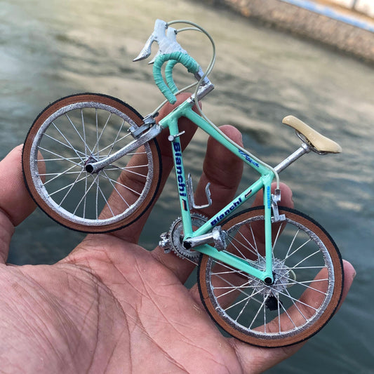 BIANCHI VINTAGE - Handmade Miniature Bicycle