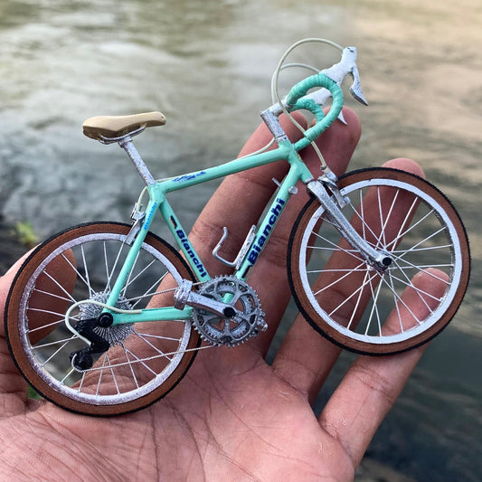 BIANCHI VINTAGE - Handmade Miniature Bicycle