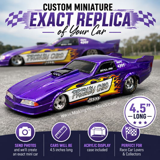 Custom Miniature RaceCar Replica