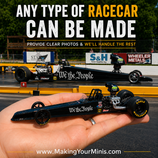 Custom Miniature RaceCar Replica