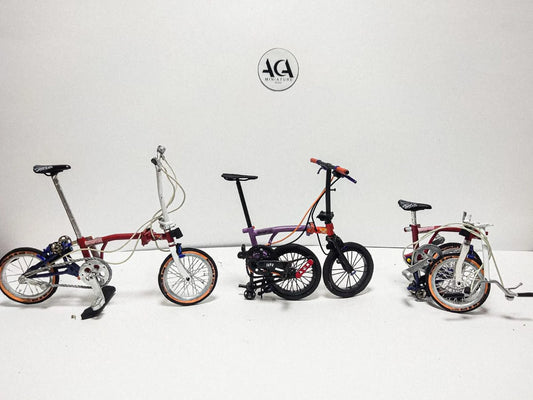 CUSTOM BROMPTON - Handmade Miniature Brompton Folding Bicycle