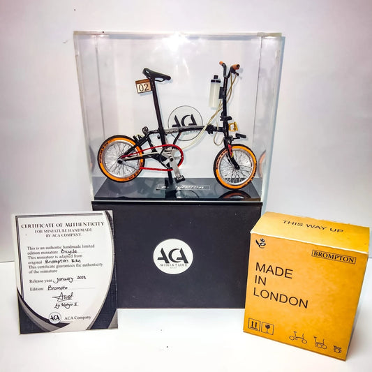 CUSTOM BROMPTON - Handmade Miniature Brompton Folding Bicycle
